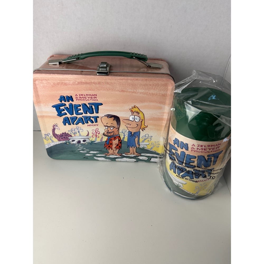 An Event Apart MMXIV Metal Lunch Box and Thermos Set Zeldman & Meyer 2014 - Picture 10 of 13